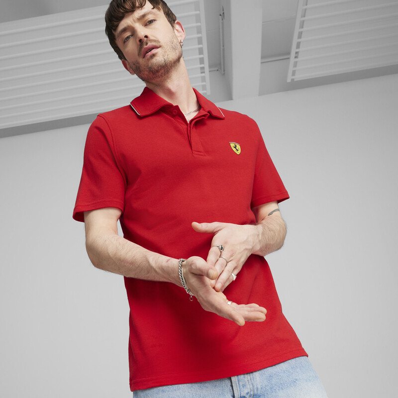Men's PUMA Scuderia Ferrari Motorsport Race Polo in Red size M