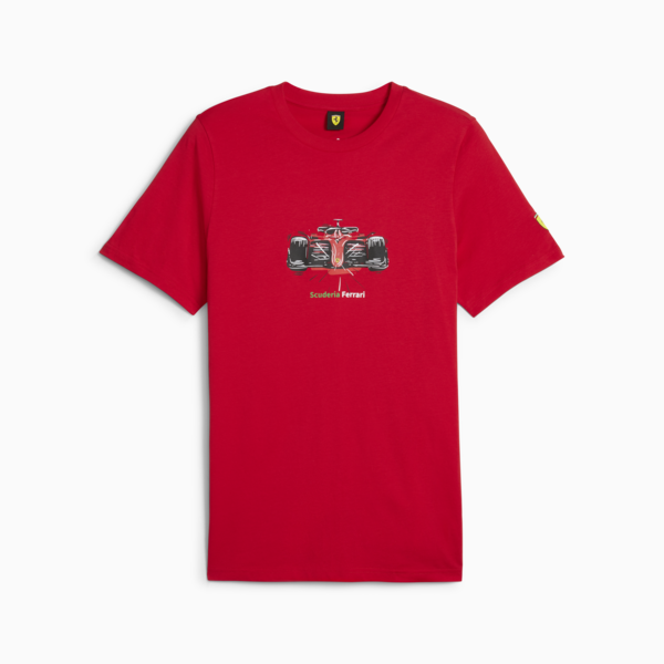Remera Ferrari Race, Rosso Corsa, large-ARG