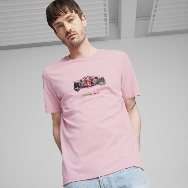 Remera Ferrari Race, Pink Lilac, large-ARG