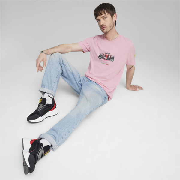 Remera Ferrari Race, Pink Lilac, large-ARG