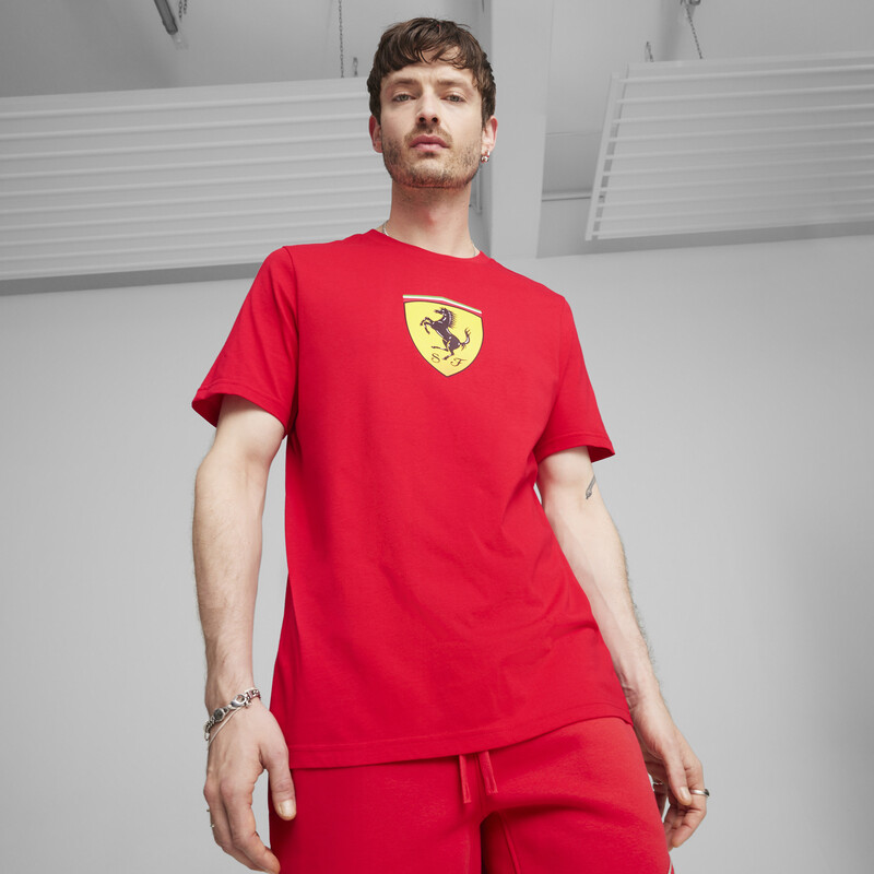 Men's PUMA Scuderia Ferrari Race Motorsport Tee in Red size M
