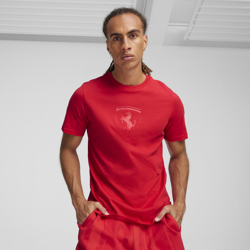 

Men's PUMA Scuderia Ferrari Race Big Shield Motorsport Tonal T-shirt