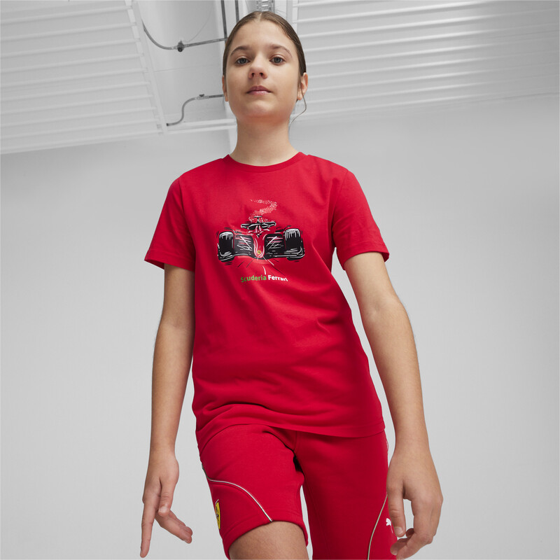 

PUMA Scuderia Ferrari Race Youth Motorsport Graphic Tee