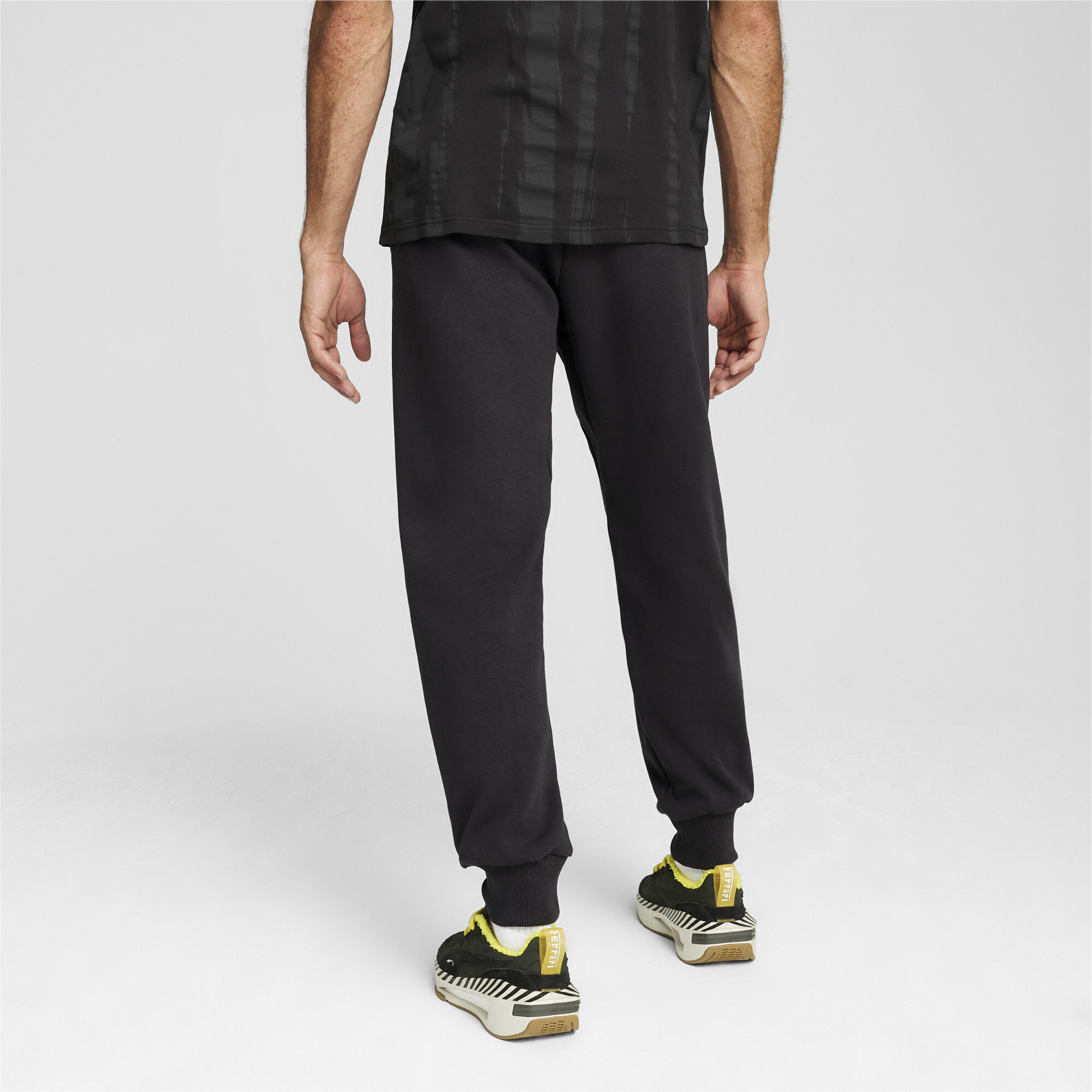 Men's Puma Scuderia Ferrari Style's Motorsport Sweat Pants, Black, Size XL, Motorsport