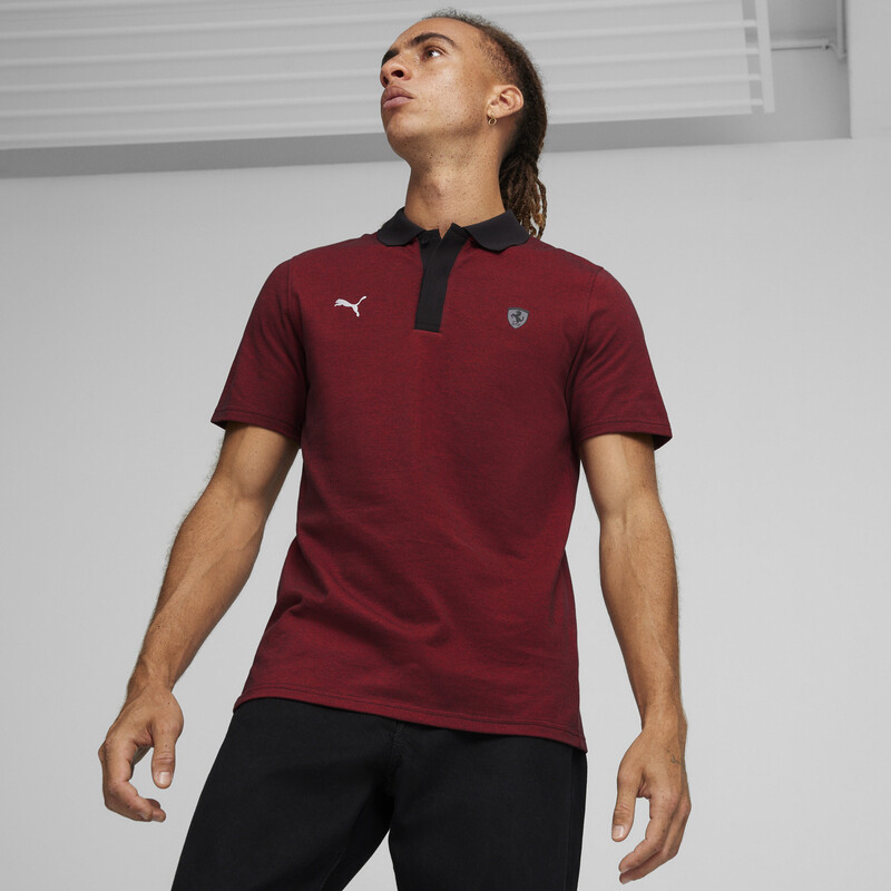 

Men's PUMA Scuderia Ferrari Style 2-Tone Motorsport Polo