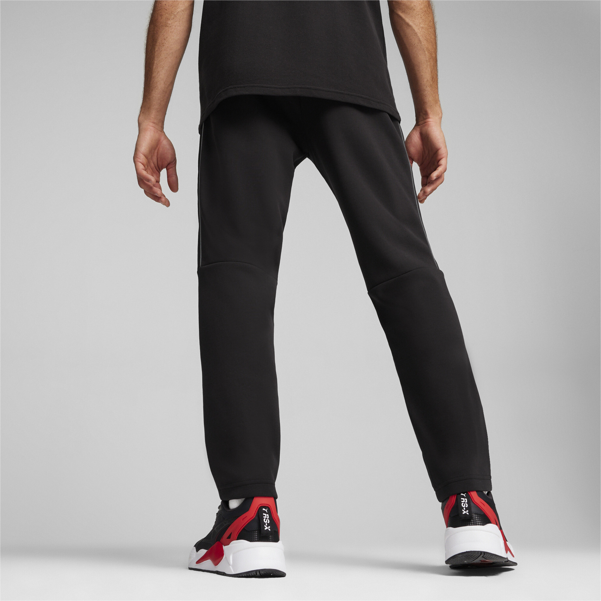 Men's Puma Scuderia Ferrari Style's Motorsport MT7 Pants, Black, Size M, Sport