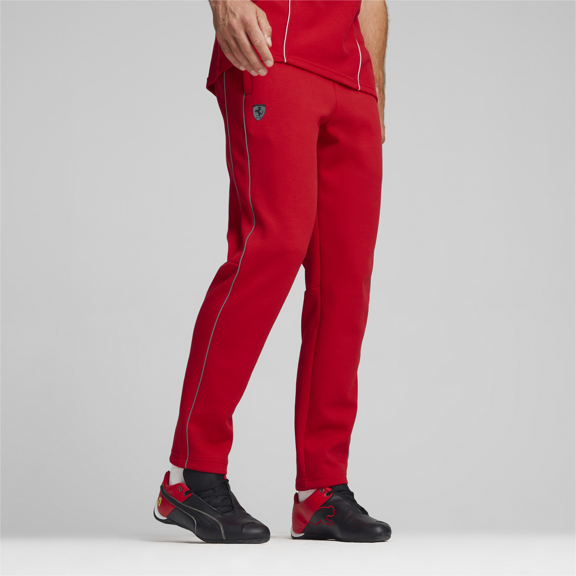 Men's Puma Scuderia Ferrari Style's Motorsport MT7 Pants, Red, Size XL, Sport
