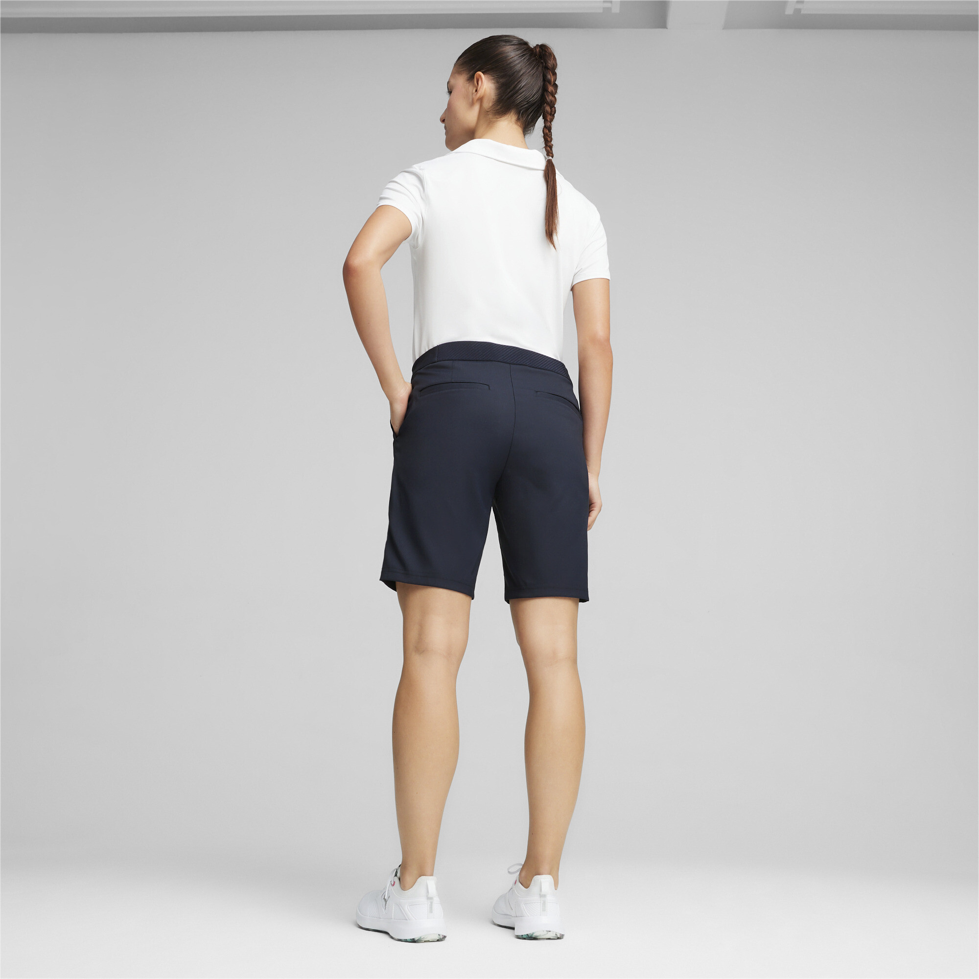 PUMA W Costa 8.5"golfshort voor Dames, Blauw, Maat XXS thumbnail 3