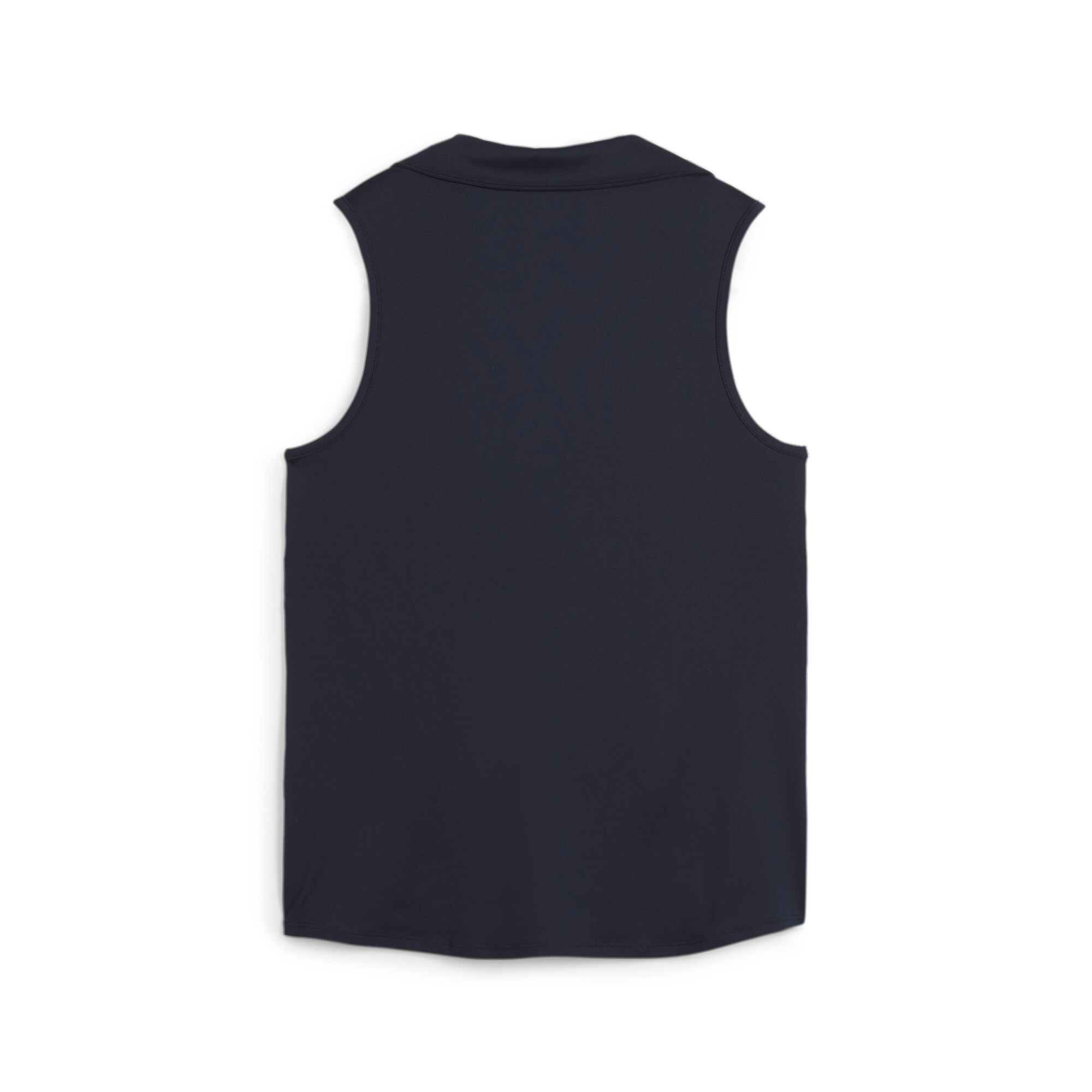 PUMA Cloudspun mouwloze golfpolo met biezen voor Dames, Blauw, Maat XL thumbnail 2