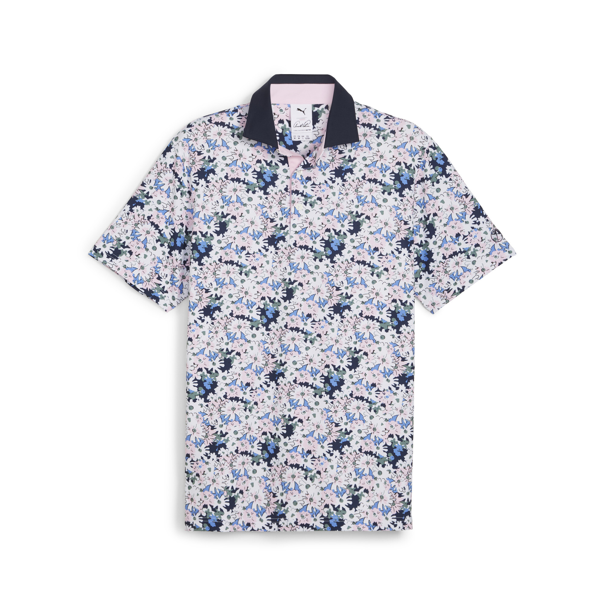 メンズ ゴルフ PUMA x ARNOLD PALMER フローラル 半袖 ポロシャツ