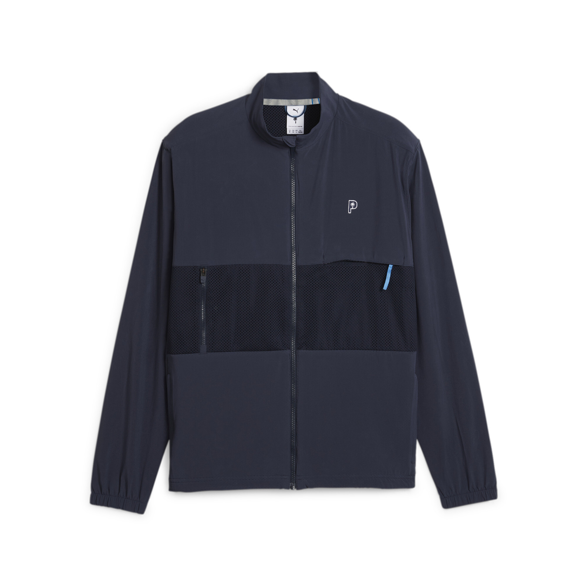 Puma x PALM TREE CREW Golfjacke Herren | Mit Plain | Deep Navy | Größe: XXL