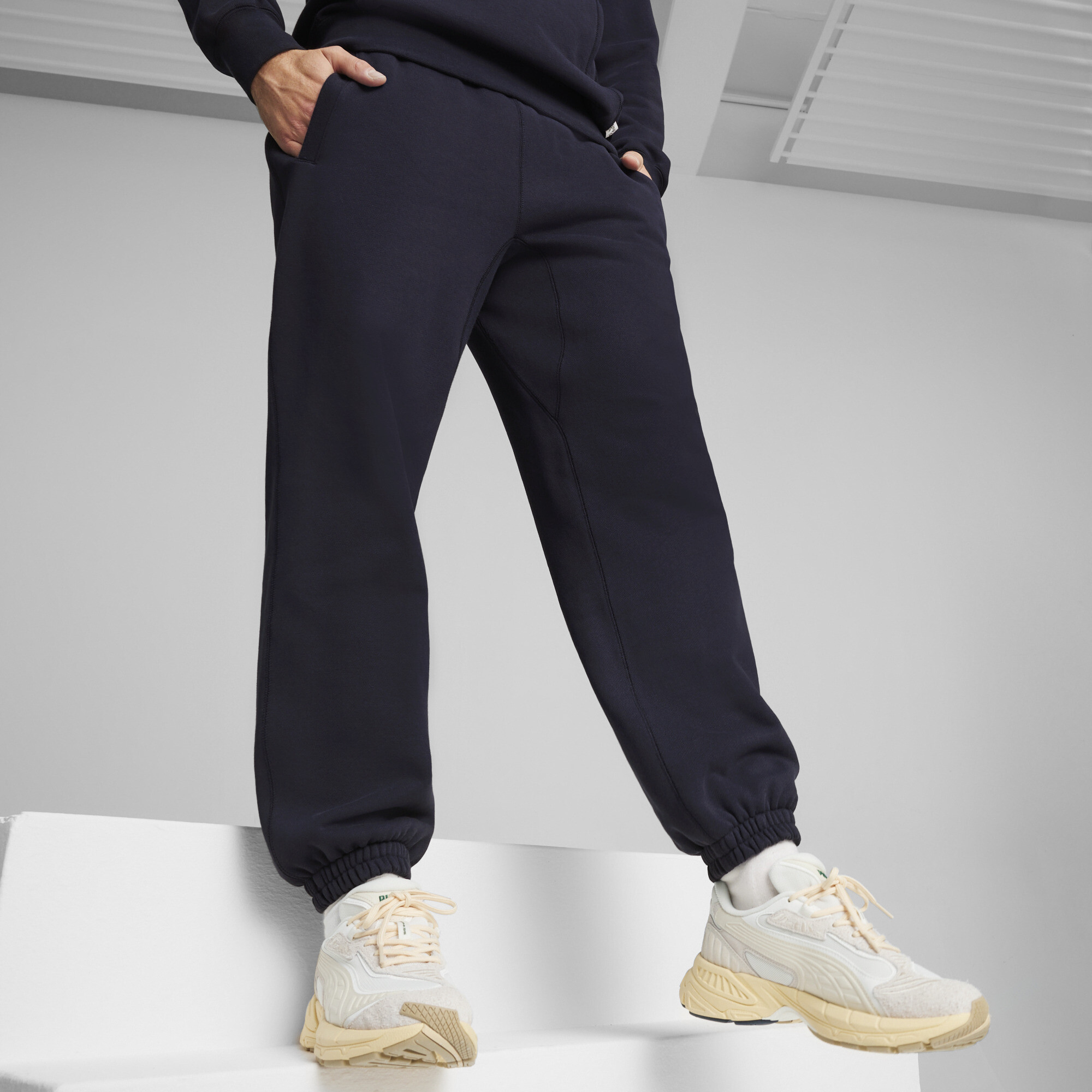 Puma MMQ Jogginghose Für Herren | Mit Plain | New Navy | Größe: M