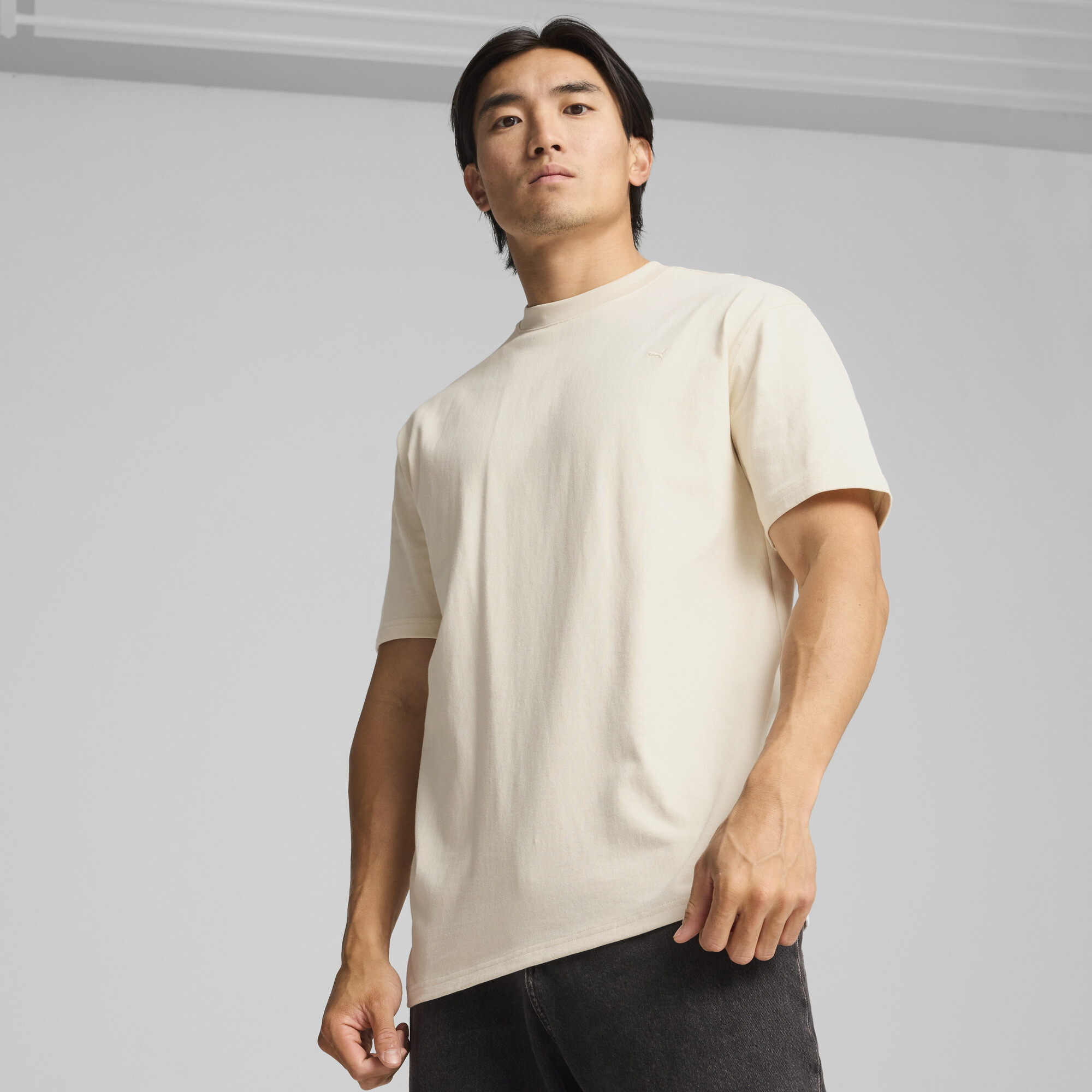 Puma MMQ T-Shirt Für Herren | Mit Plain | Alpine Snow | Größe: M