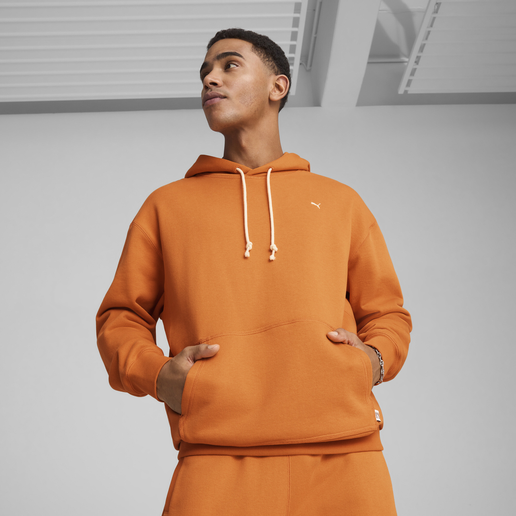 Puma MMQ Hoodie Für Herren | Mit Plain | Maple Syrup | Größe: L