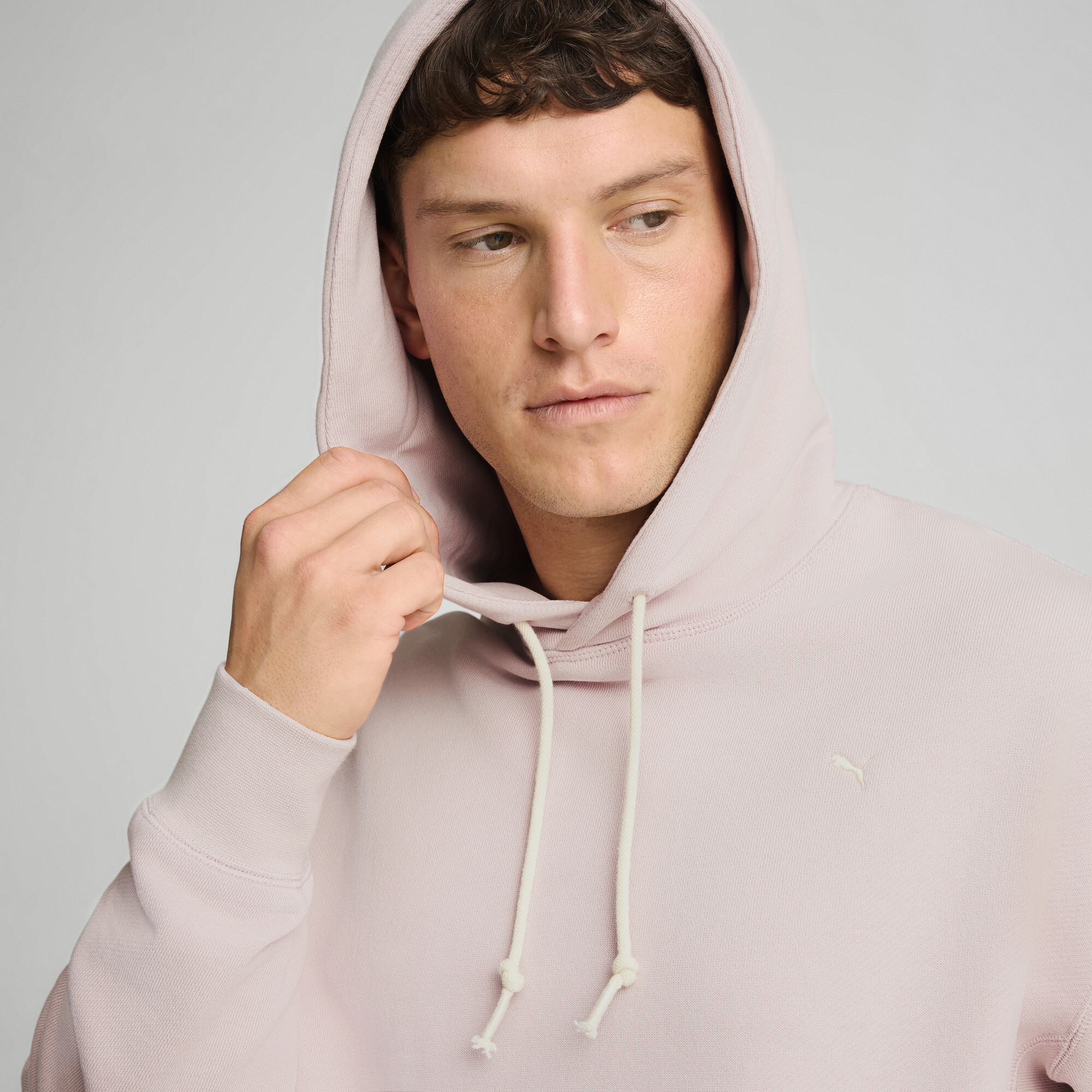 Men's Puma MMQ Hoodie, Pink, Size M, Clothing