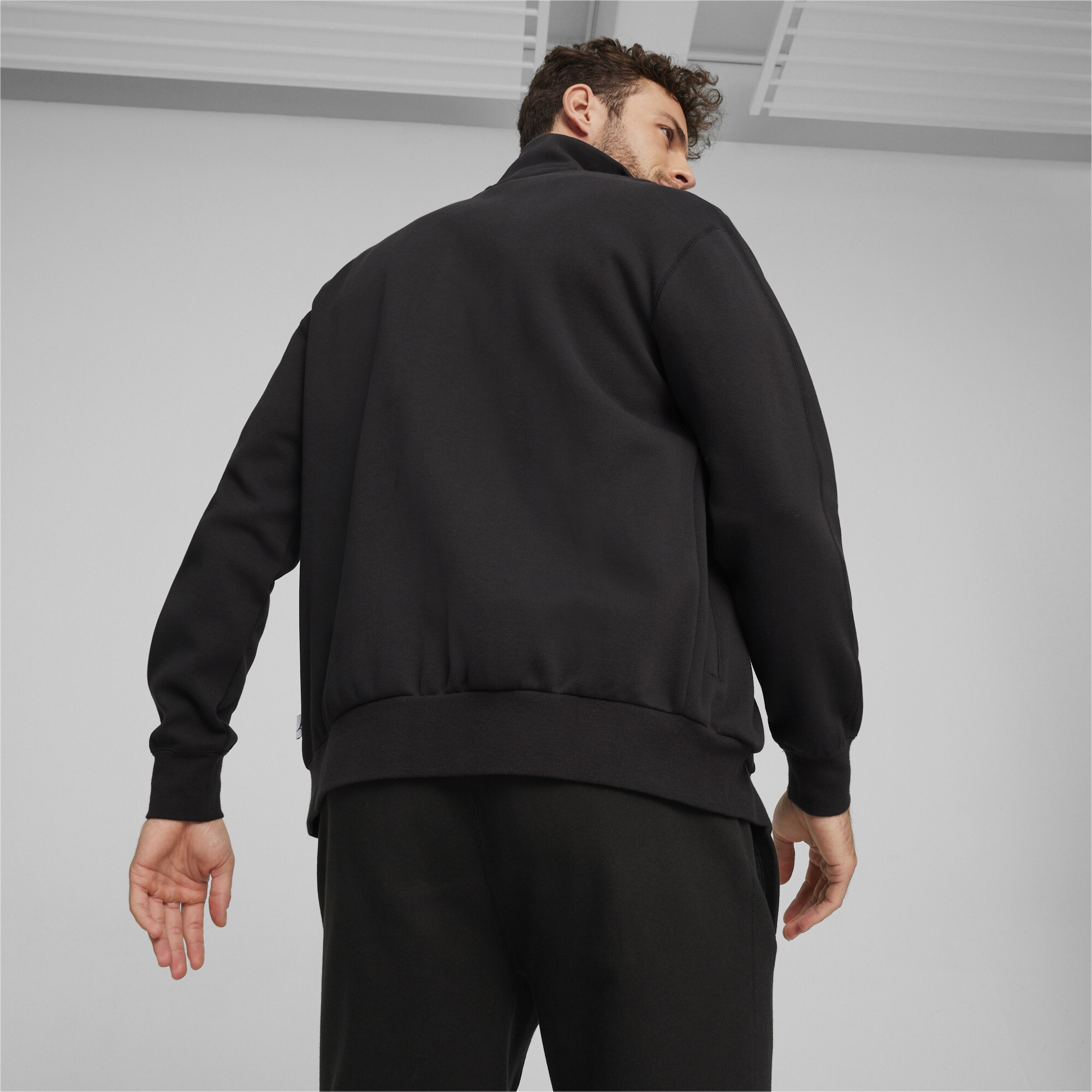 Men's PUMA MMQ T7 Track Jacket In Black, Size XL