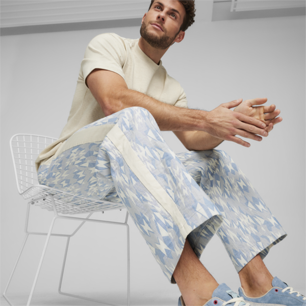 Basketball Nostalgia T7 Men's Chino Pants, Zen Blue, large-ZAF