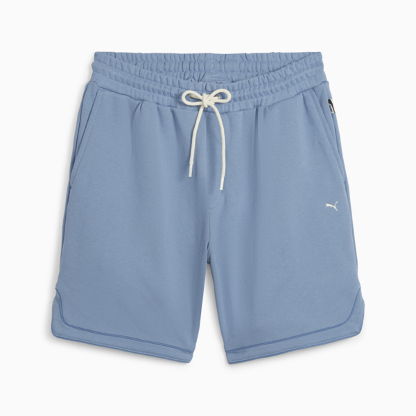 Basketball Nostalgia Men's Shorts, Zen Blue, large-ZAF