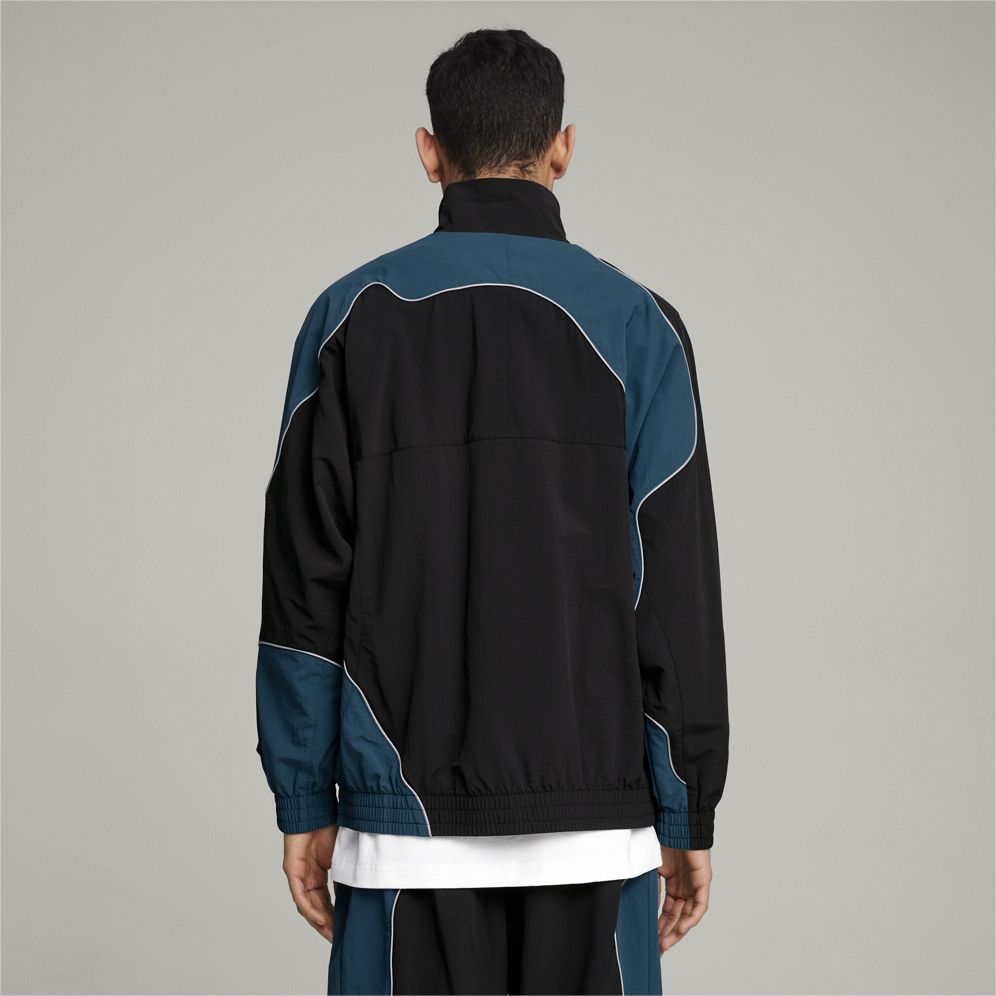 Men's PUMA X PERKS AND MINI Track Jacket In Black, Size Large
