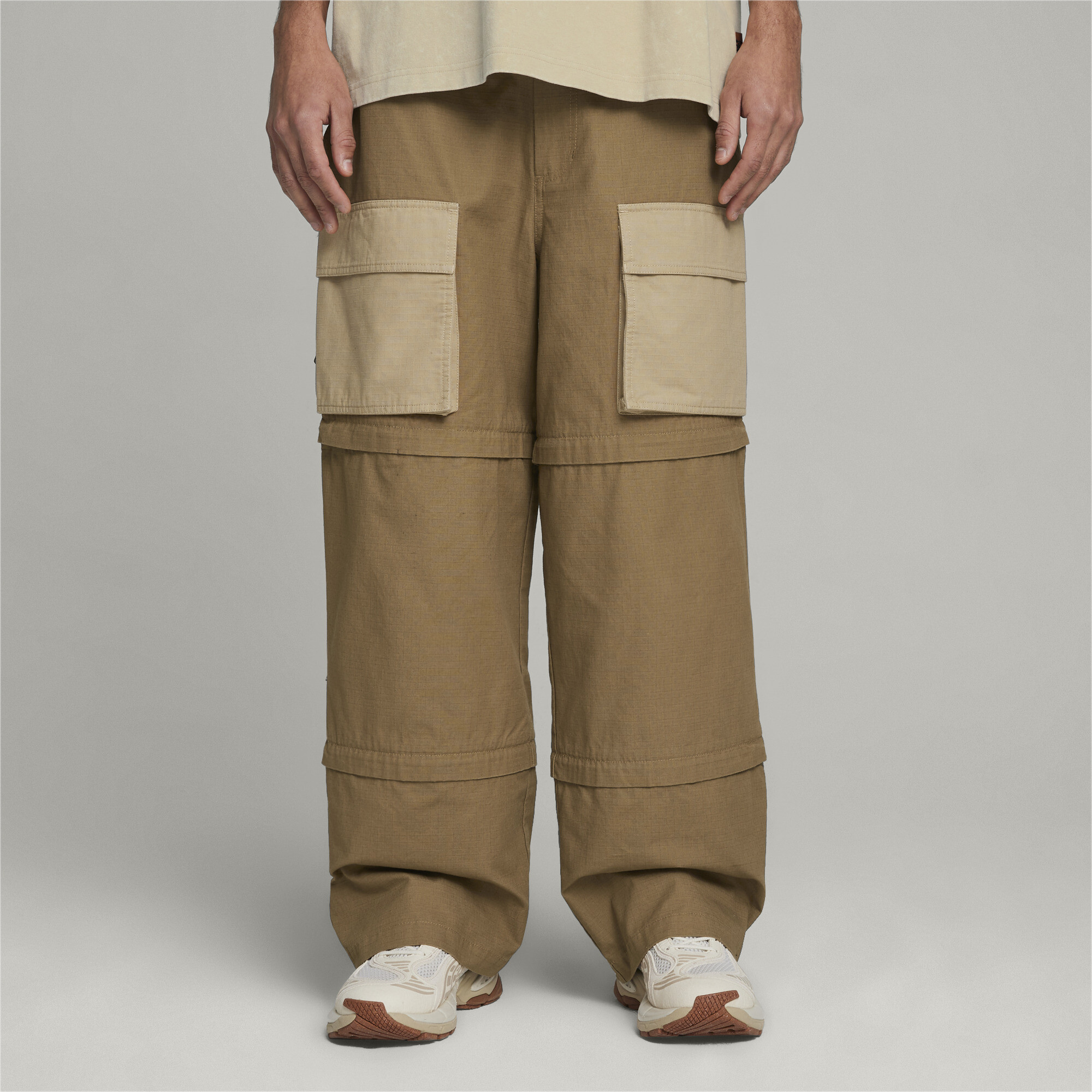 Men's PUMA X PERKS AND MINI Pants In Beige, Size Large