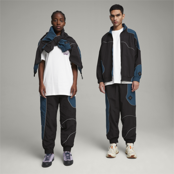 PUMA x PERKS AND MINI Track Pants, PUMA Black, large-ZAF