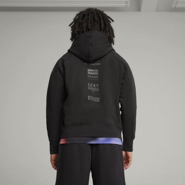 PUMA x PLEASURES Hoodie, PUMA Black, large-ZAF