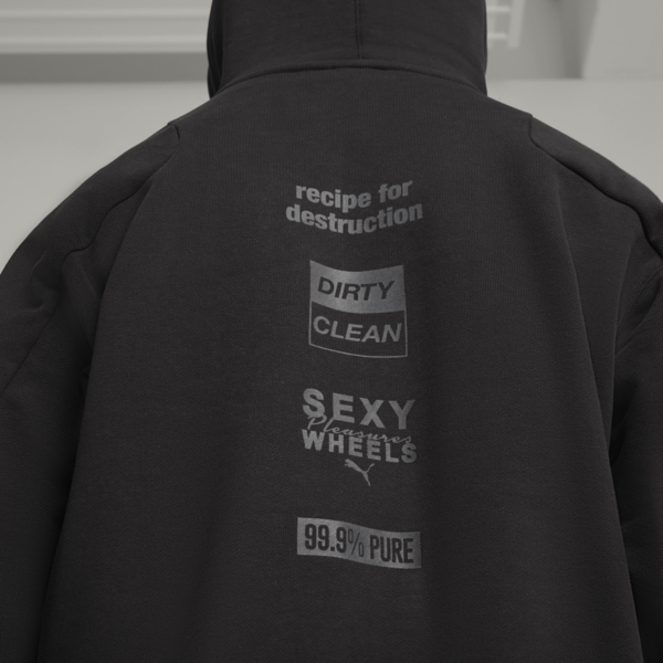 PUMA x PLEASURES Hoodie, PUMA Black, large-ZAF