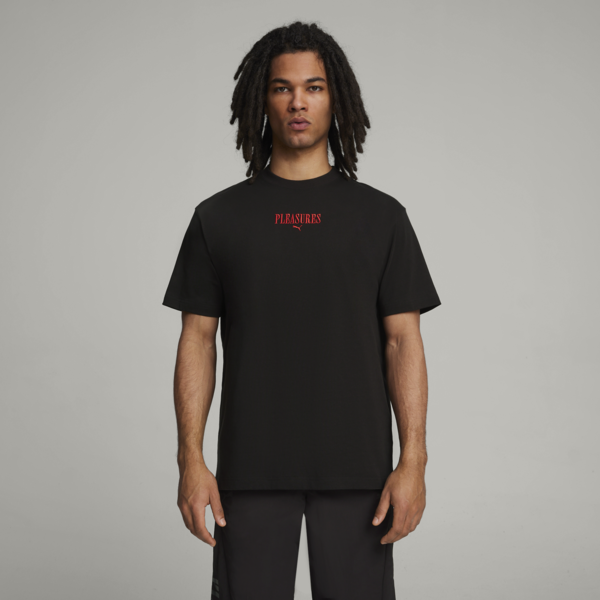 Remera PUMA x PLEASURES, PUMA Black, large-ARG