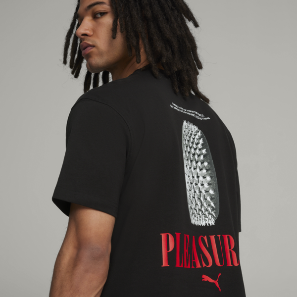 Remera PUMA x PLEASURES, PUMA Black, large-ARG