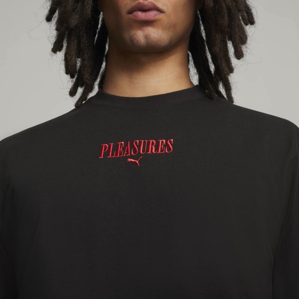 Remera PUMA x PLEASURES, PUMA Black, large-ARG