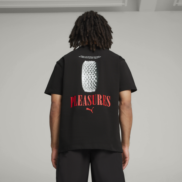 Remera PUMA x PLEASURES, PUMA Black, large-ARG