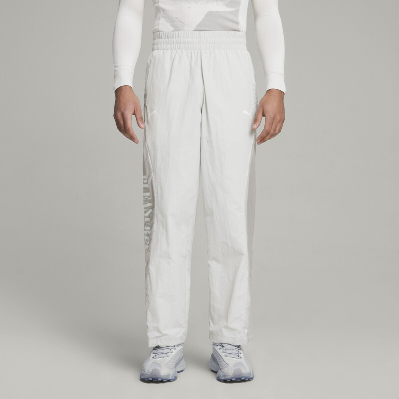 Men's PUMA X PLEASURES Track Pants in Gray size M