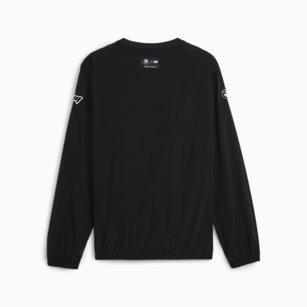 BMW M Motorsport Garage Crew Sweatshirt, PUMA Black, large-ZAF