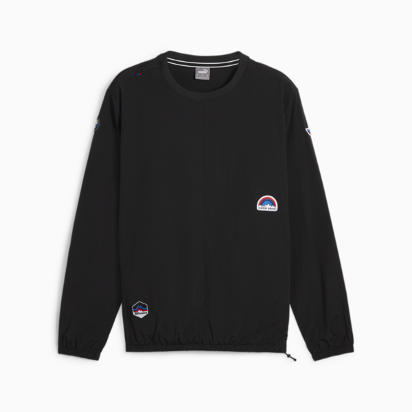 BMW M Motorsport Garage Crew Sweatshirt, PUMA Black, large-ZAF