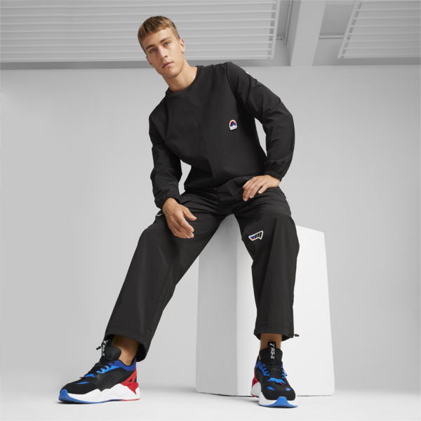 BMW M Motorsport Garage Crew Sweatshirt, PUMA Black, large-ZAF