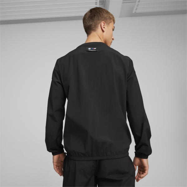 BMW M Motorsport Garage Crew Sweatshirt, PUMA Black, large-ZAF