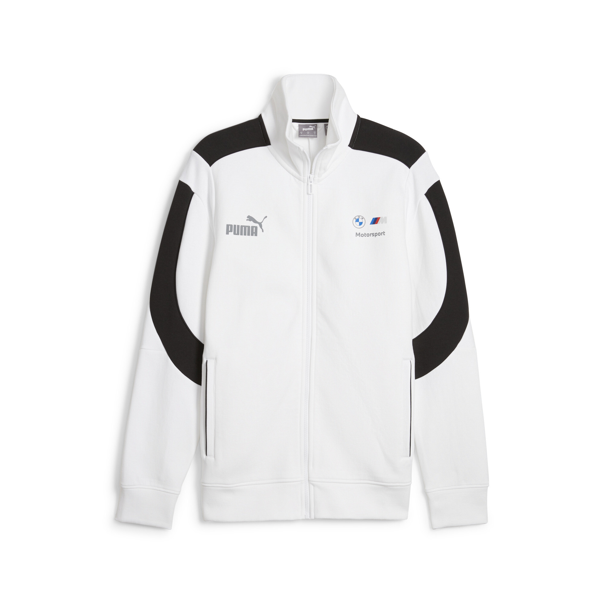 Men's Puma BMW M Motorsport MT7+ Track Jacket, White, Size XL, Clothing