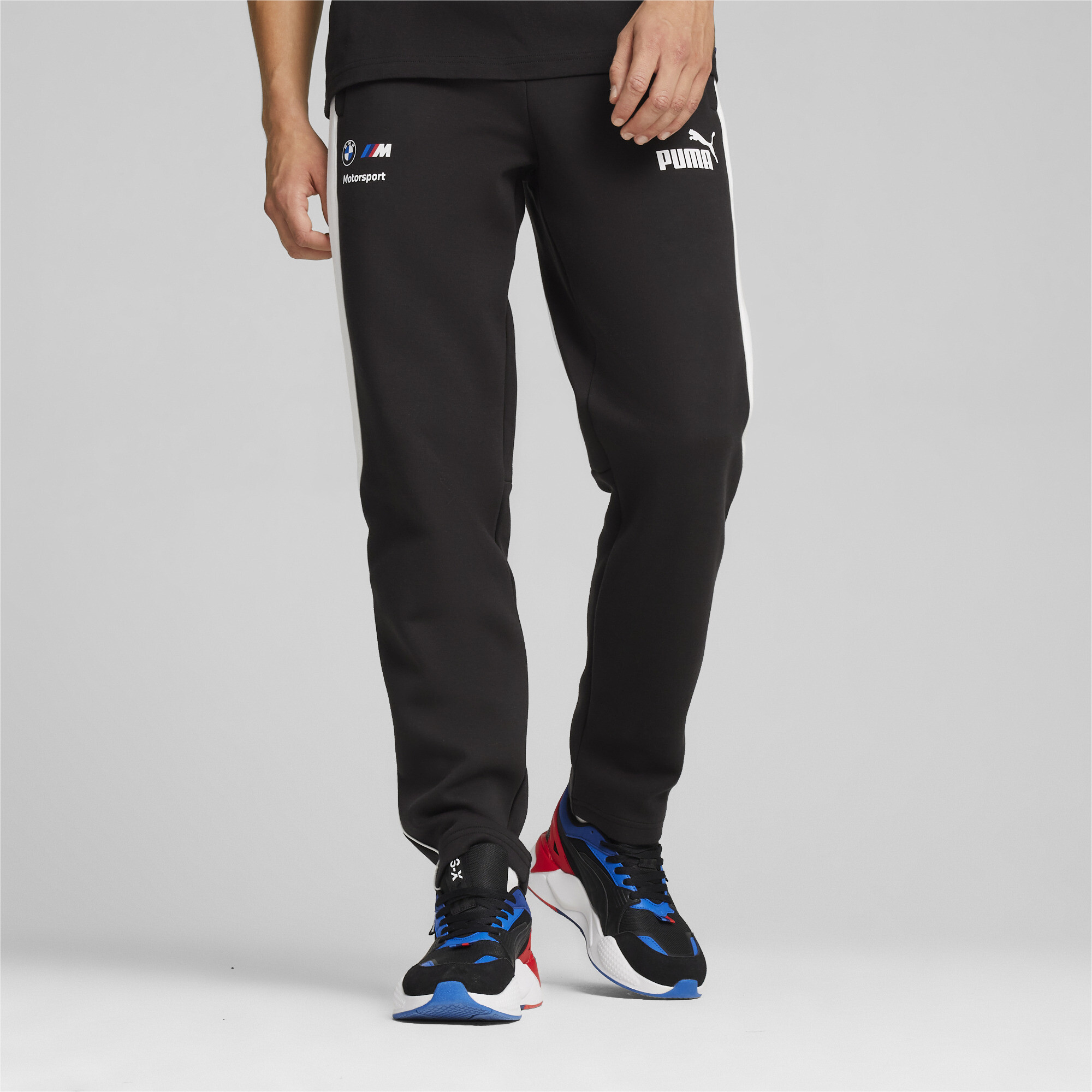 Men's PUMA BMW M Motorsport MT7+ Track Pants In Black, Size Small