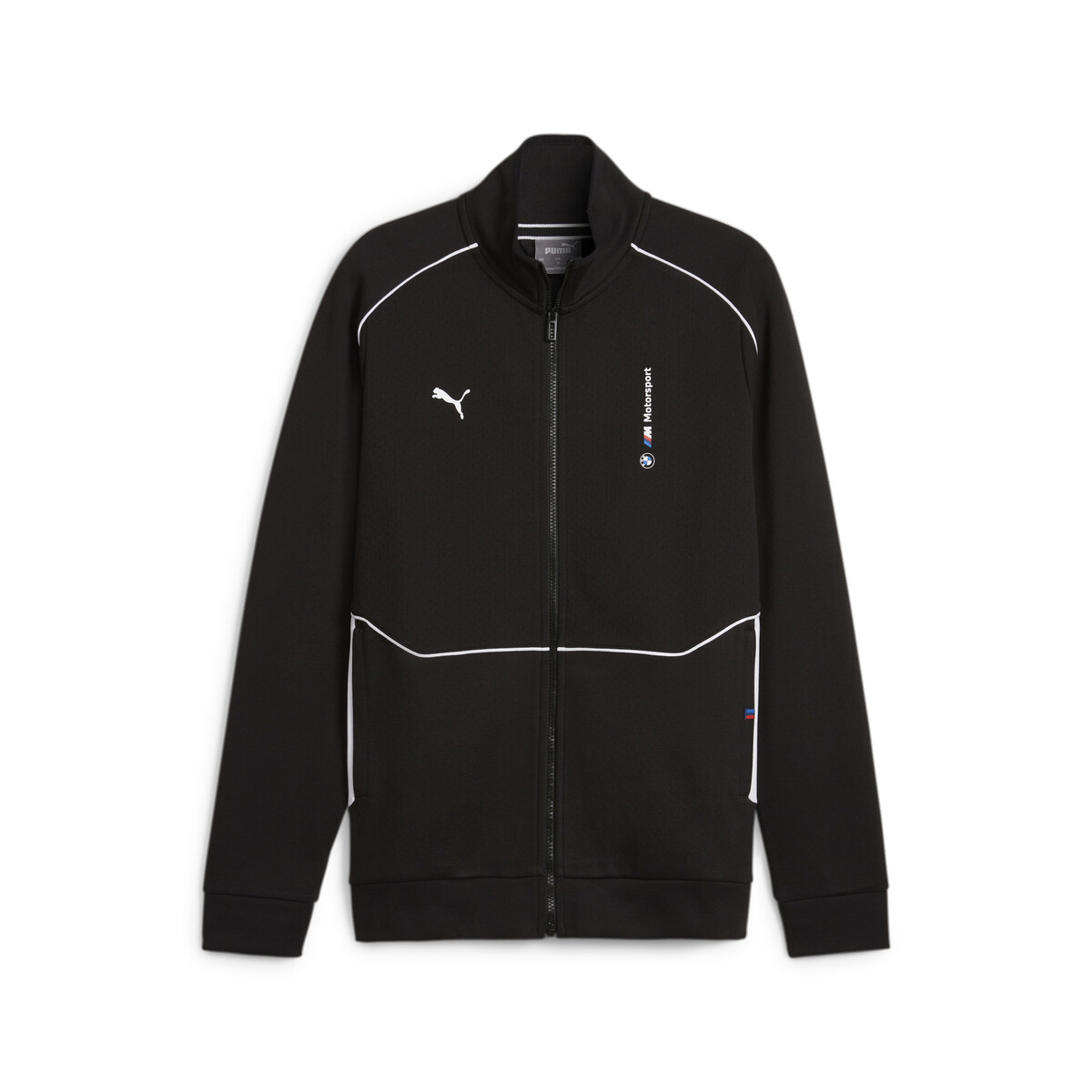 BMW M Motorsport Men's Sweat Jacket in Black by PUMA, Small