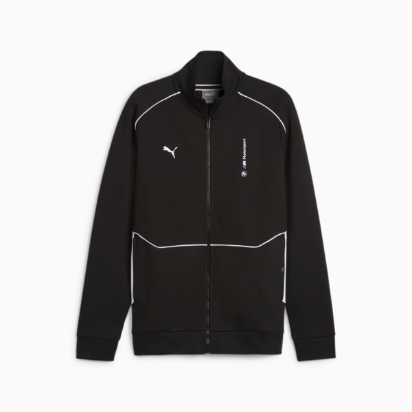 BMW M Motorsport Men's Sweat Jacket, PUMA Black, large-ZAF