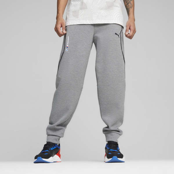 BMW M Motorsport Men's Motorsports Sweat Pants, Medium Gray Heather, large-ZAF