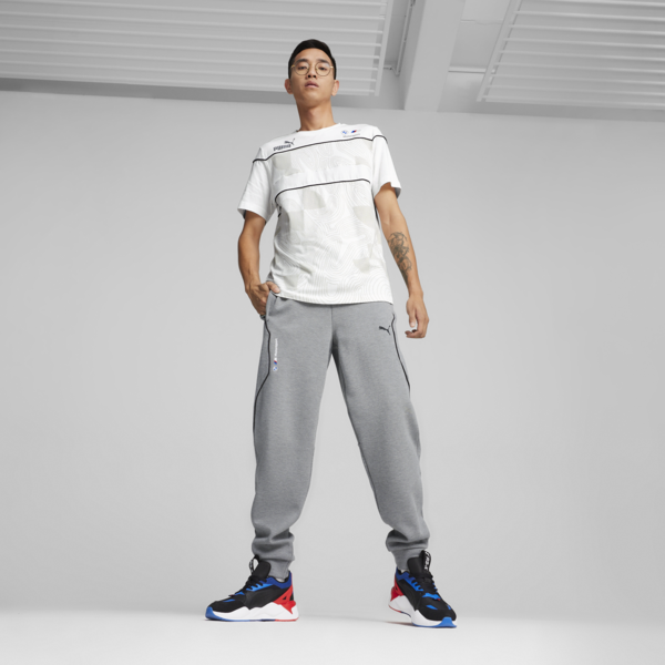 BMW M Motorsport Men's Motorsports Sweat Pants, Medium Gray Heather, large-ZAF