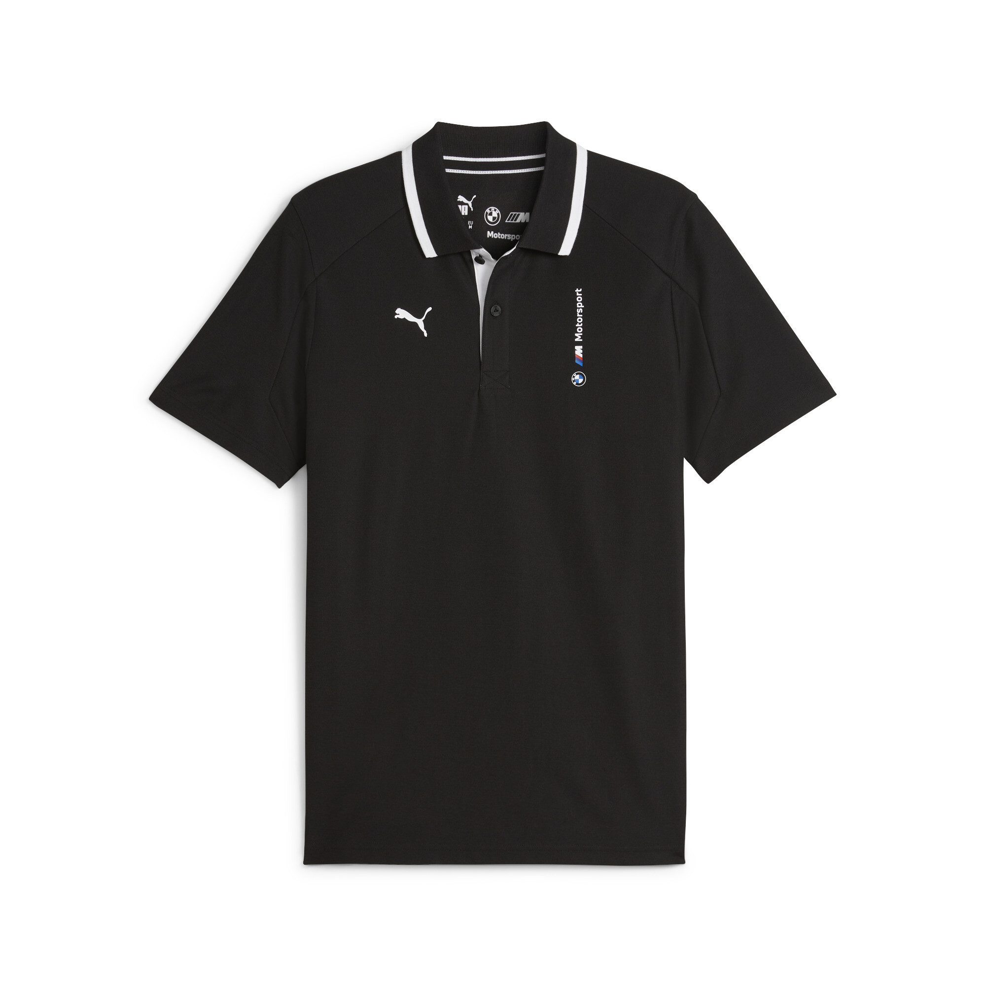 Men's PUMA BMW M Motorsport Motorsports Polo In Black, Size 2XL