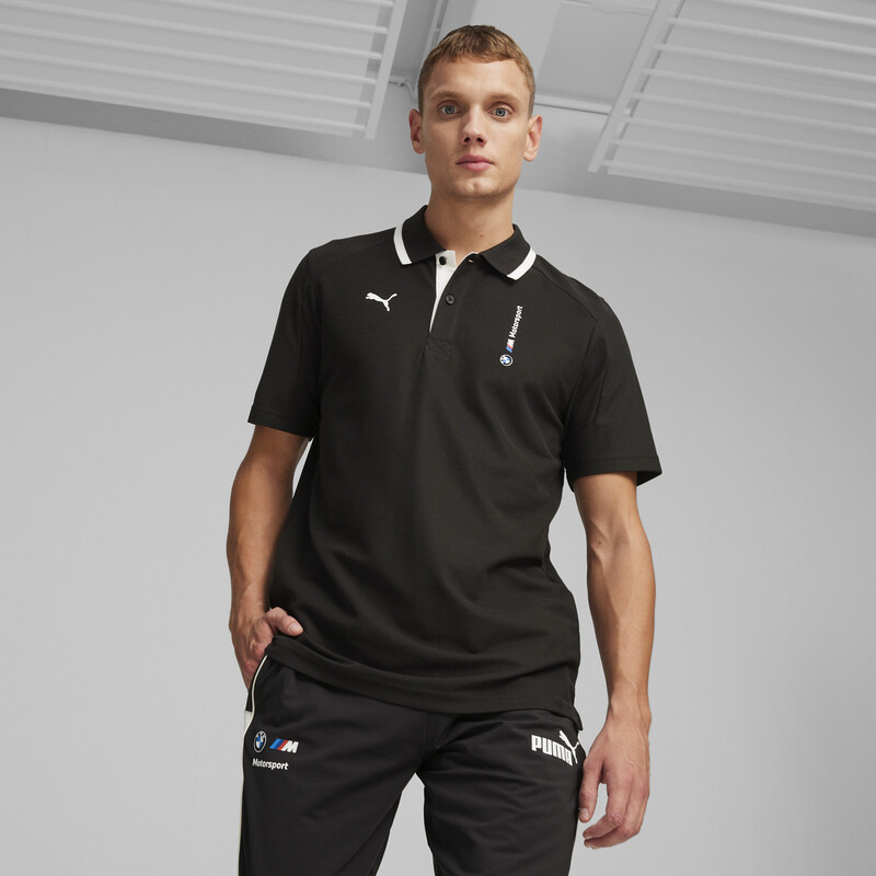 Men's PUMA BMW M Motorsport Motorsports Polo in Black size L