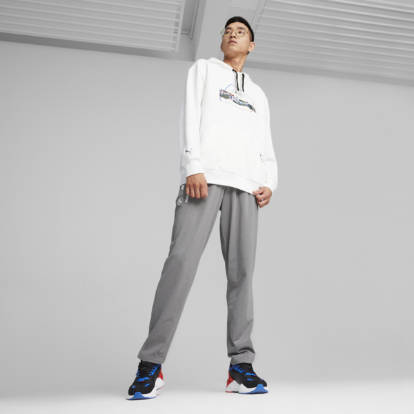 Buzo con capucha de deportes de motor BMW M Motorsport Car Graphic para hombre, PUMA White, large-ARG