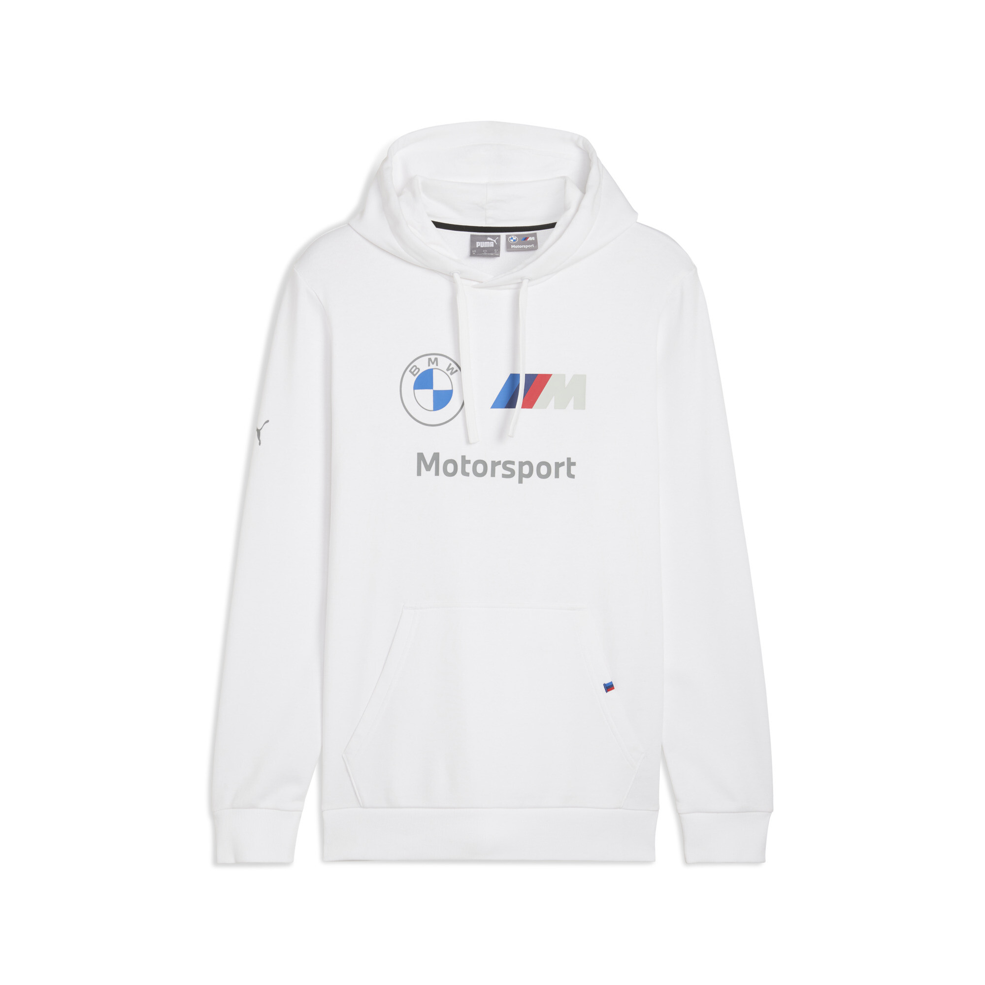 Puma BMW M Motorsport ESS Hoodie Herren | Mit Logo Print | White | Größe: XS