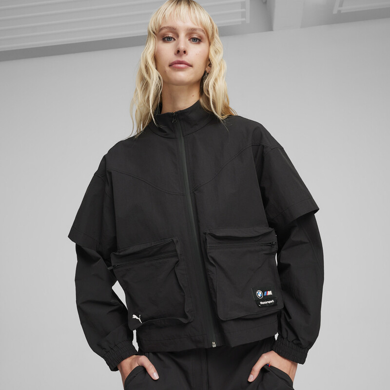 Women's PUMA BMW M Motorsport Statement Jacket in Black