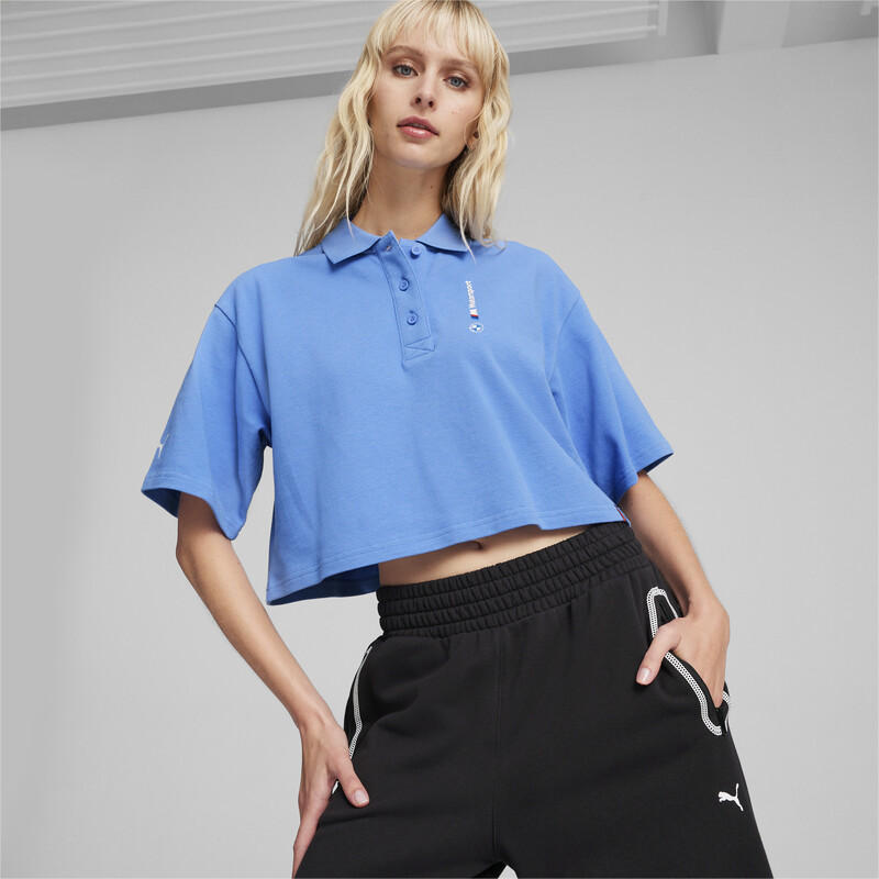 Women's PUMA BMW M Motorsport Polo in Black/Blue size L