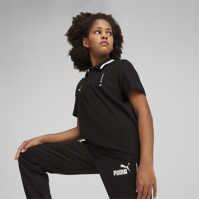 PUMA BMW M Motorsport Youth Polo in Black size 13-14Y
