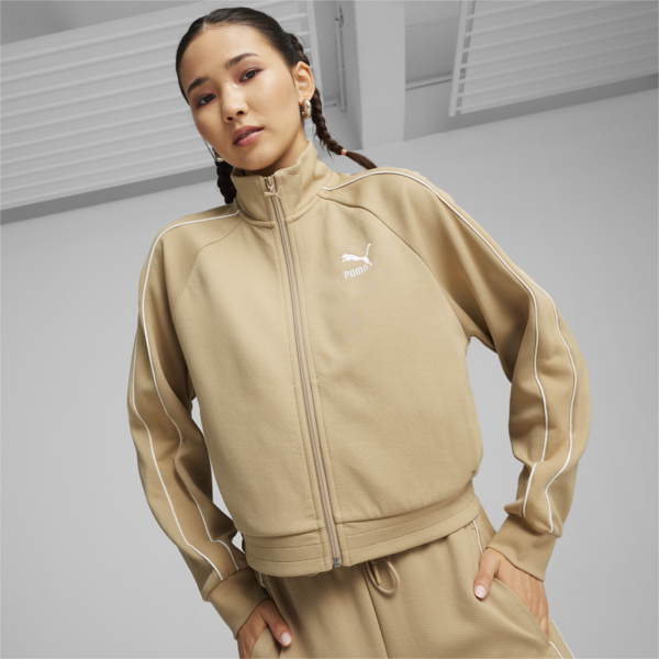 Campera Deportiva T7 para mujer, Prairie Tan, large-ARG